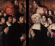 Barend van Orley Haneton Triptych painting